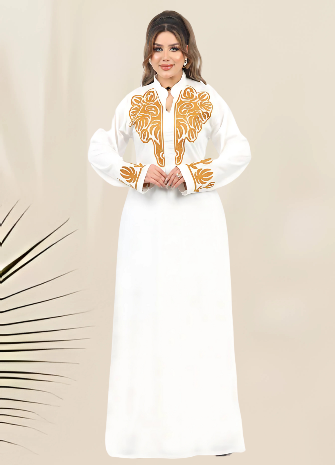 A1046 عبايه استقبال قطن كود