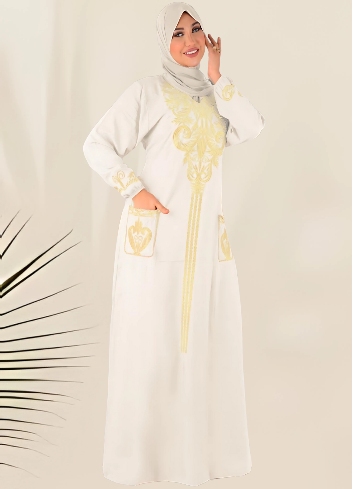 8047 عبايه استقبال قطن كود