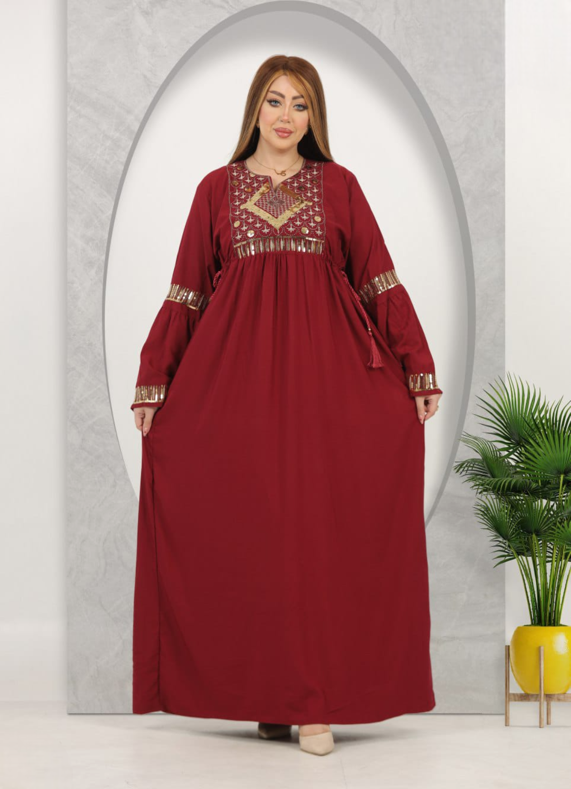 A1039 عبايه استقبال قطن كود