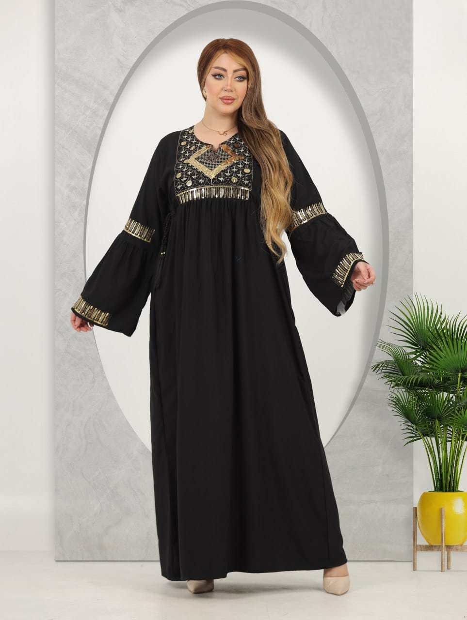 A1039 عبايه استقبال قطن كود