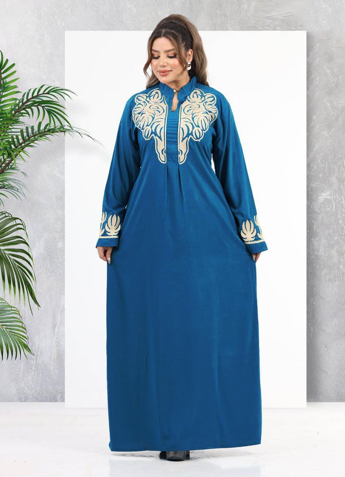 A1046 عبايه استقبال قطن كود