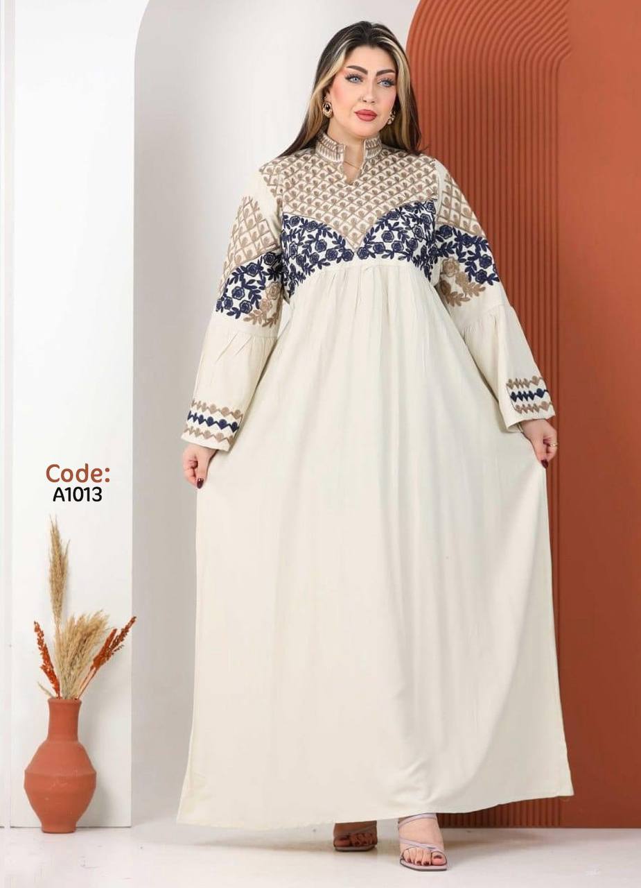A1013 عبايه استقبال قطن كود