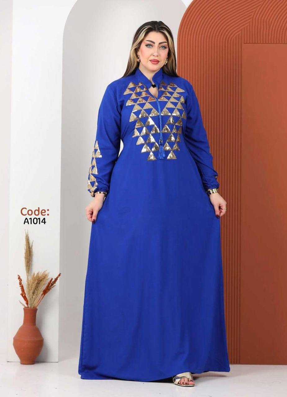 A1014 عبايه استقبال قطن كود