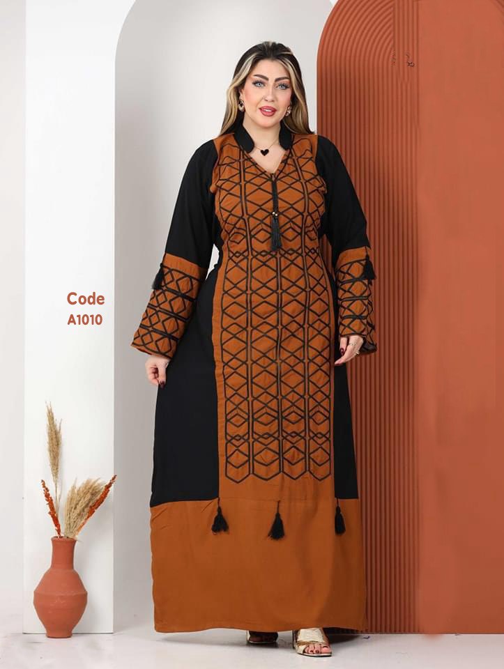 A1010 عبايه استقبال قطن كود