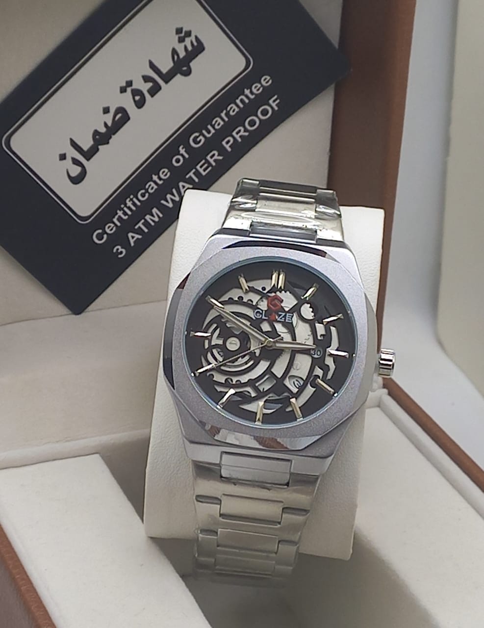 رجالي R50119ساعة معدن مقاومة للماء