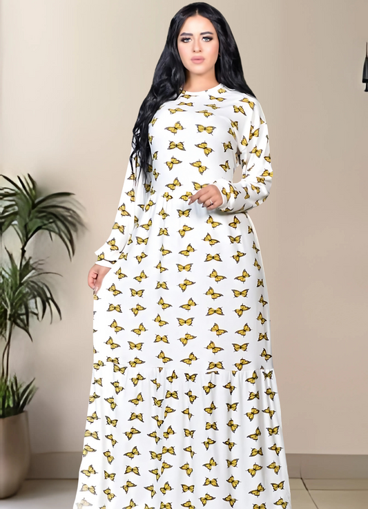 8062 عبايه استقبال قطن شكل كود