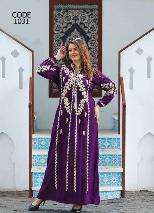 A1031  عبايه استقبال قطن  كود