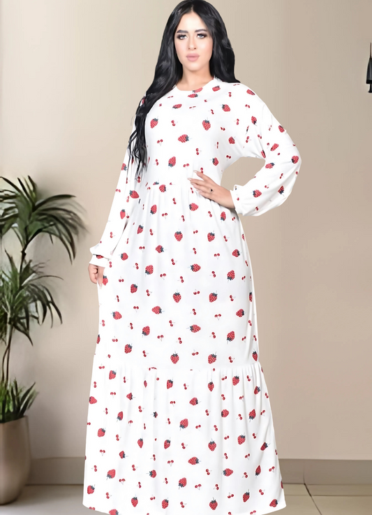 8063 عبايه استقبال قطن شكل كود