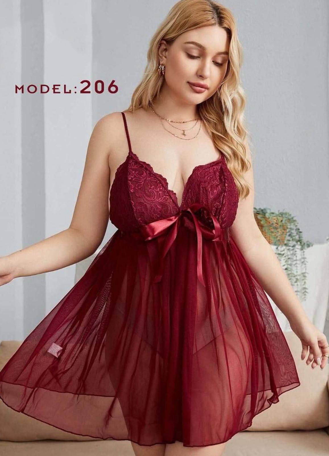 206 لانجرى شيفون بيج سايز كود