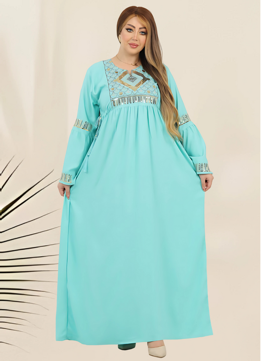 A1039 عبايه استقبال قطن  كود