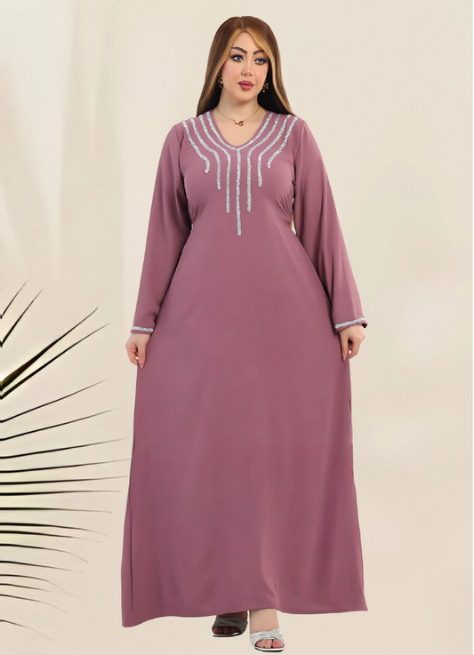 A1038 عبايه استقبال قطن  كود