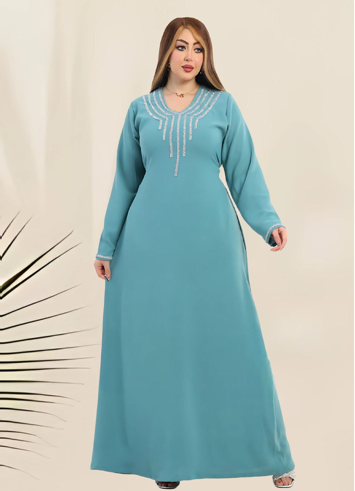 A1038 عبايه استقبال قطن  كود