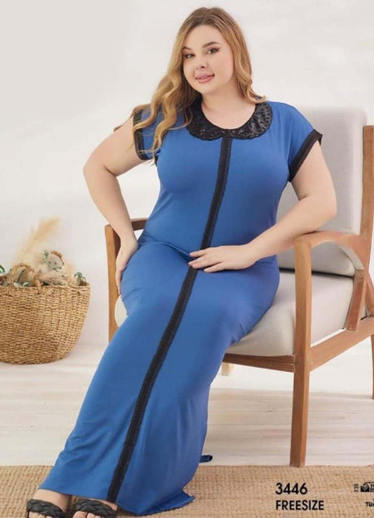 M S Y عبايه منزلي فري سايز تركي صيفي 3446 من من