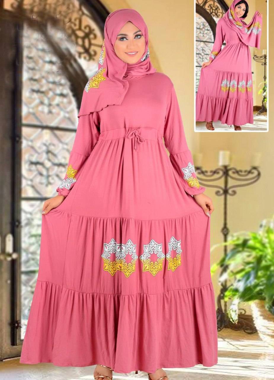 M S Y فستان محجبات 030 كشمير من
