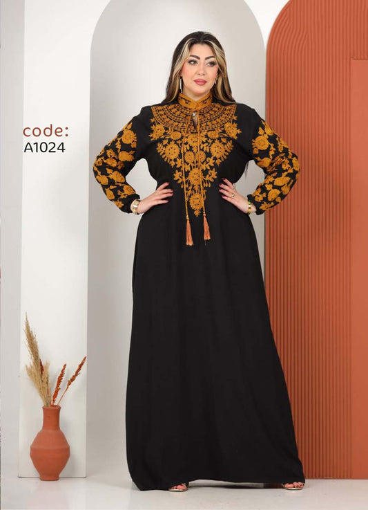 A1025 عبايه استقبال قطن  كود