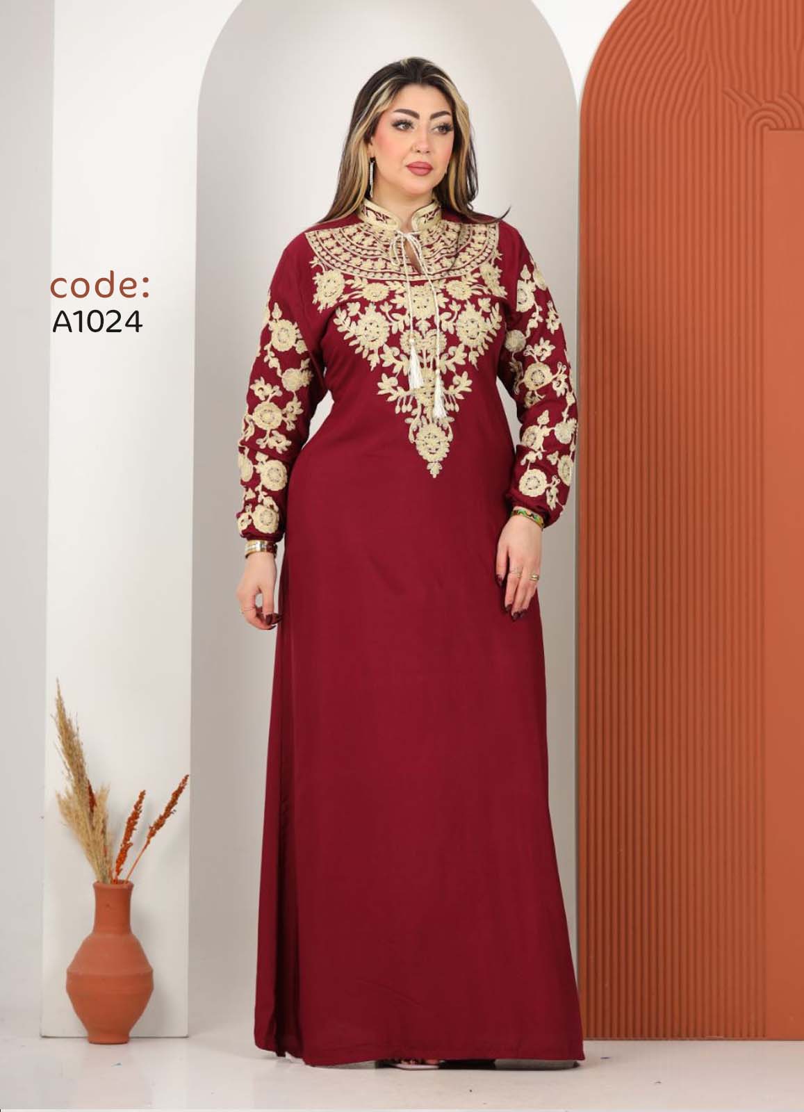 A1025 عبايه استقبال قطن  كود