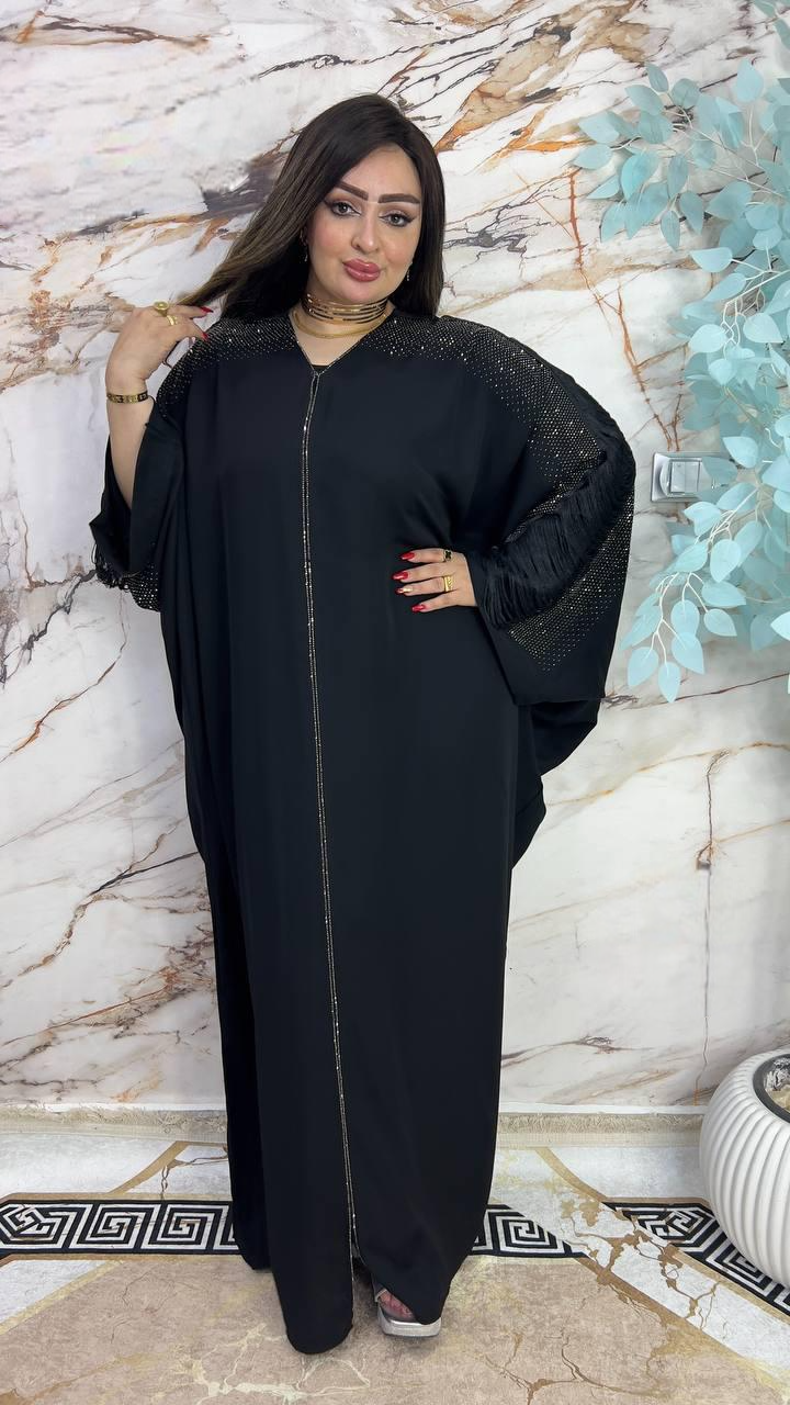 ملحفة خليجي حرير خروج حريمى كود 025