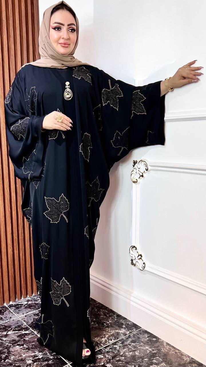ملحفة خليجي حرير خروج حريمى كود 1485