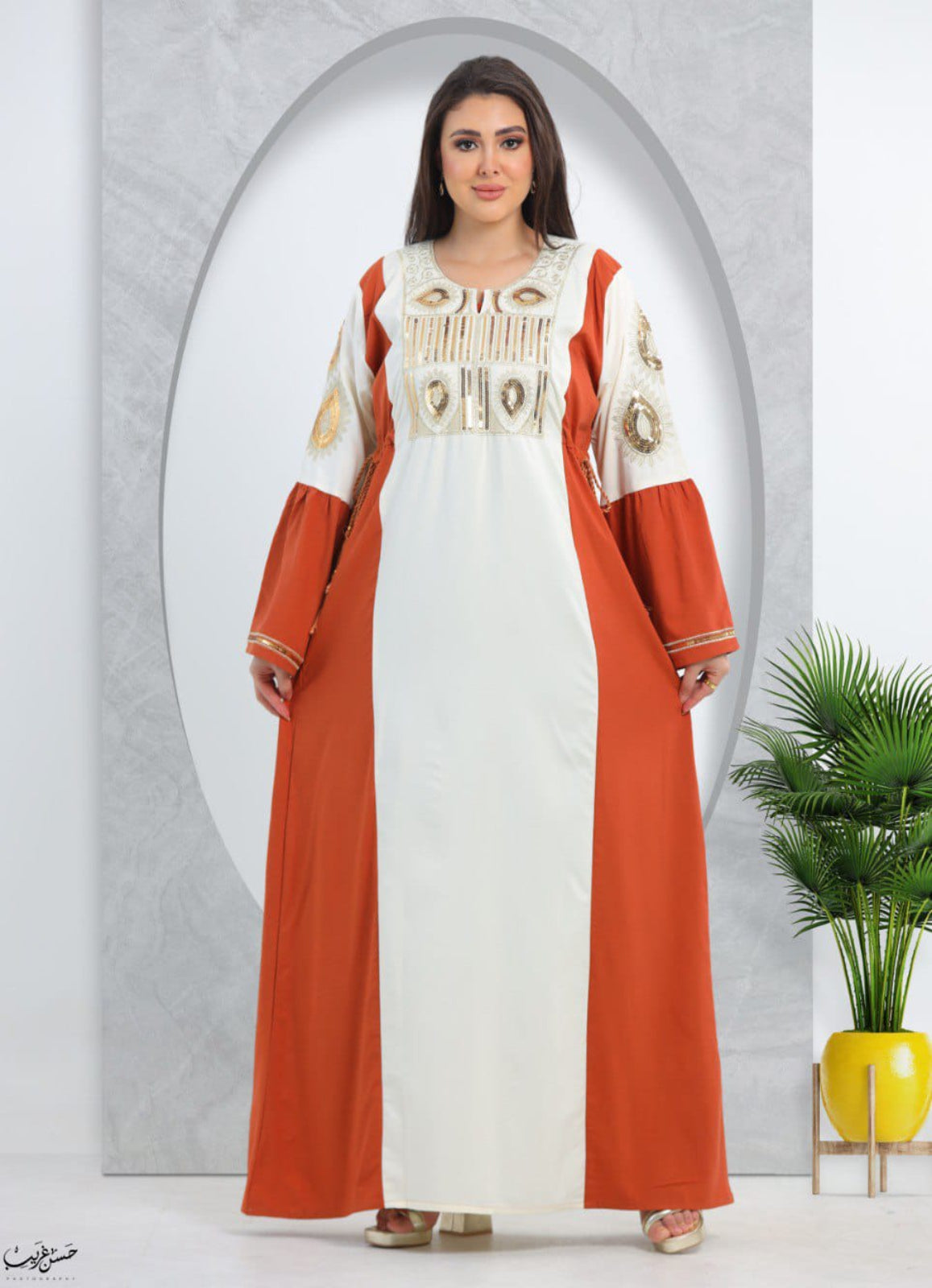 A1037 عبايه استقبال قطن  كود