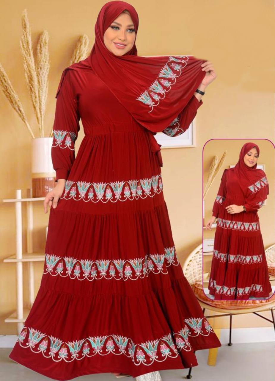 M S Y من  S100 فستان محجبات نبيتي