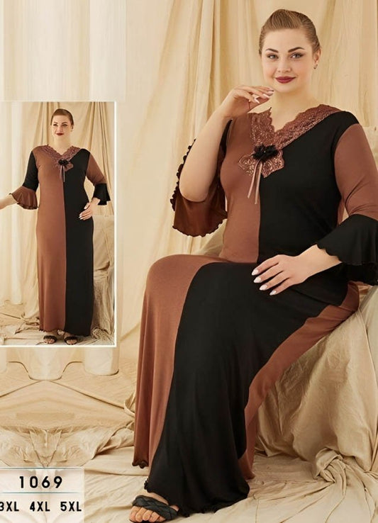 M S Y عبايه منزلي اسود  تركي صيفي 1069 من
