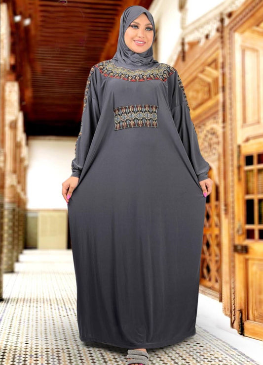 اسدال محجبات رمادي 8010 من لبسي