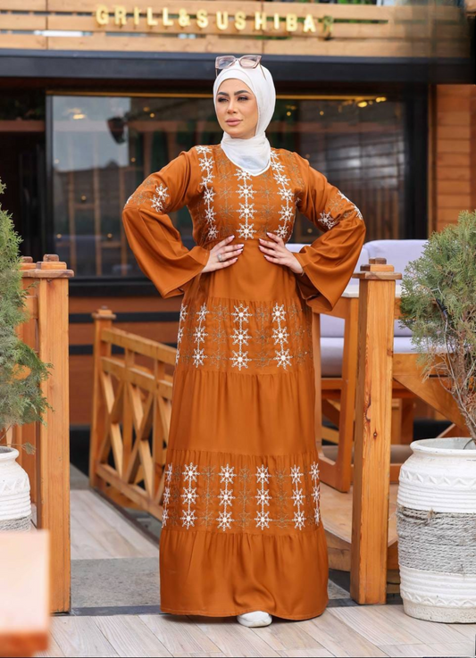 A1028 عبايه استقبال قطن  كود