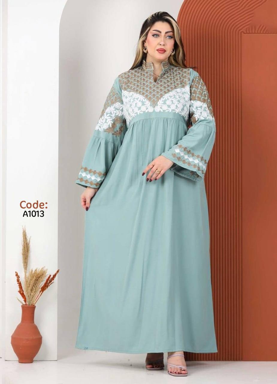 A1013 عبايه استقبال قطن  كود