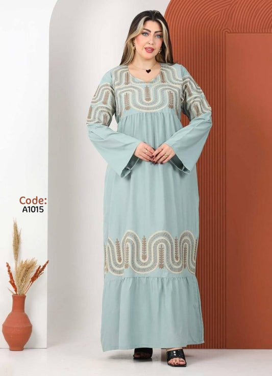 A1015 عبايه استقبال قطن  كود