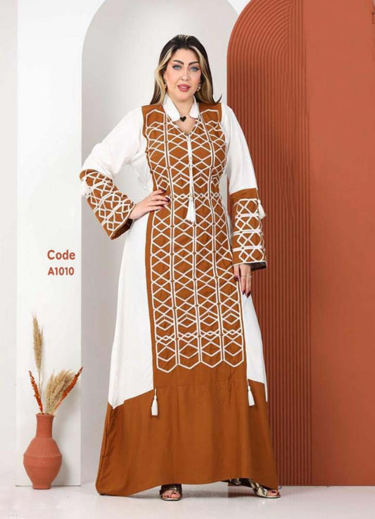 A1010 عبايه استقبال قطن  كود