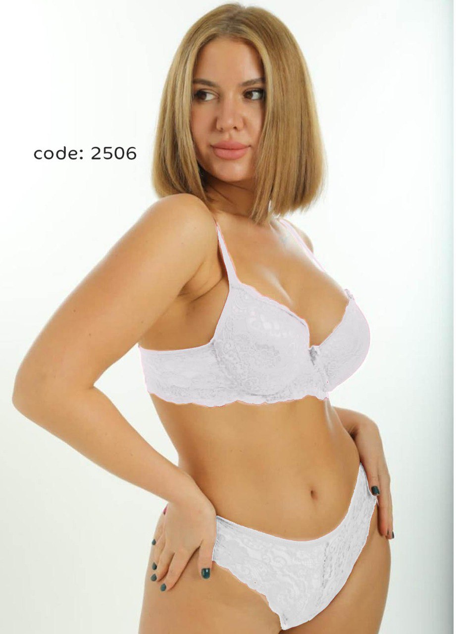 M S Y طقم داخلي اندر وبرا تركى 2506 ابيض من