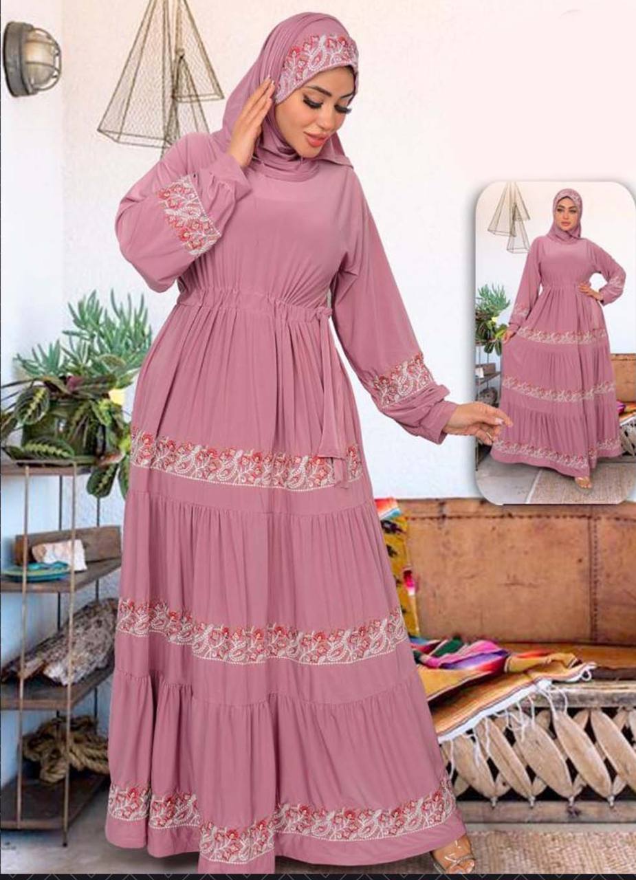 M S Y من S102 فستان محجبات كشمير