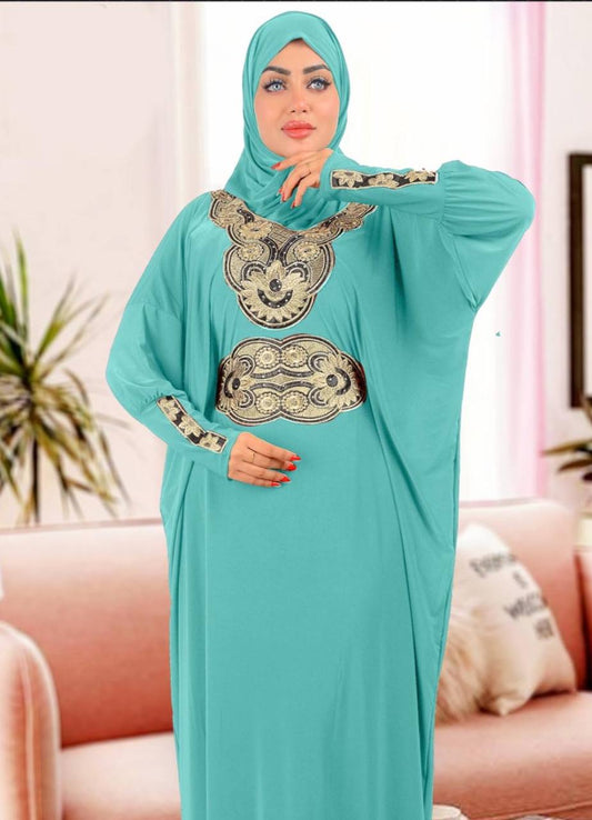 اسدال محجبات تركواز 8029 من لبسي
