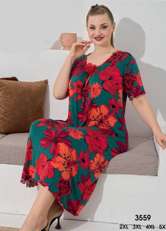 M S Y عبايه منزلي بيج سايز تركي 3559 من