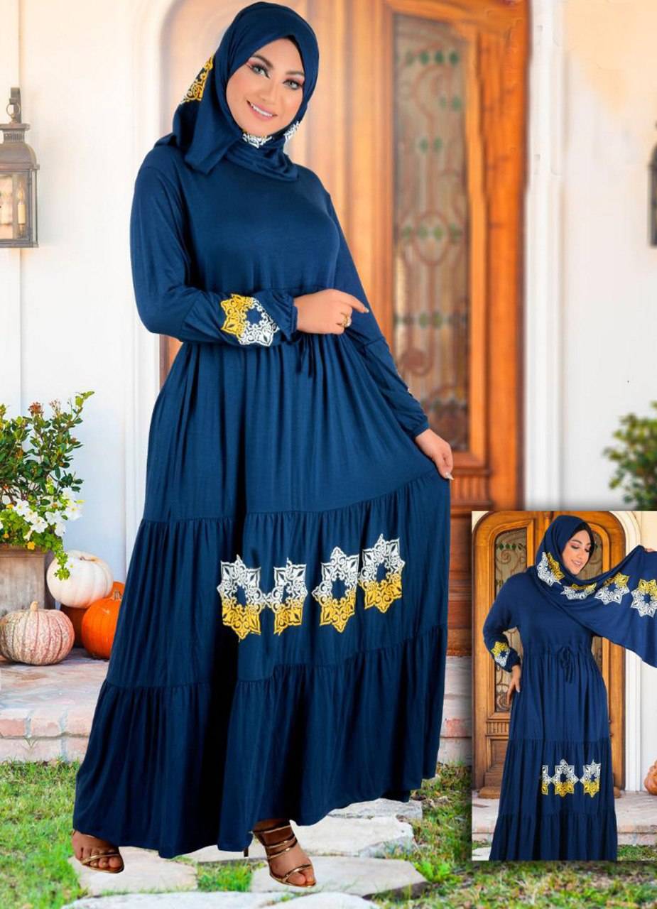فستان محجبات 030 كحلي