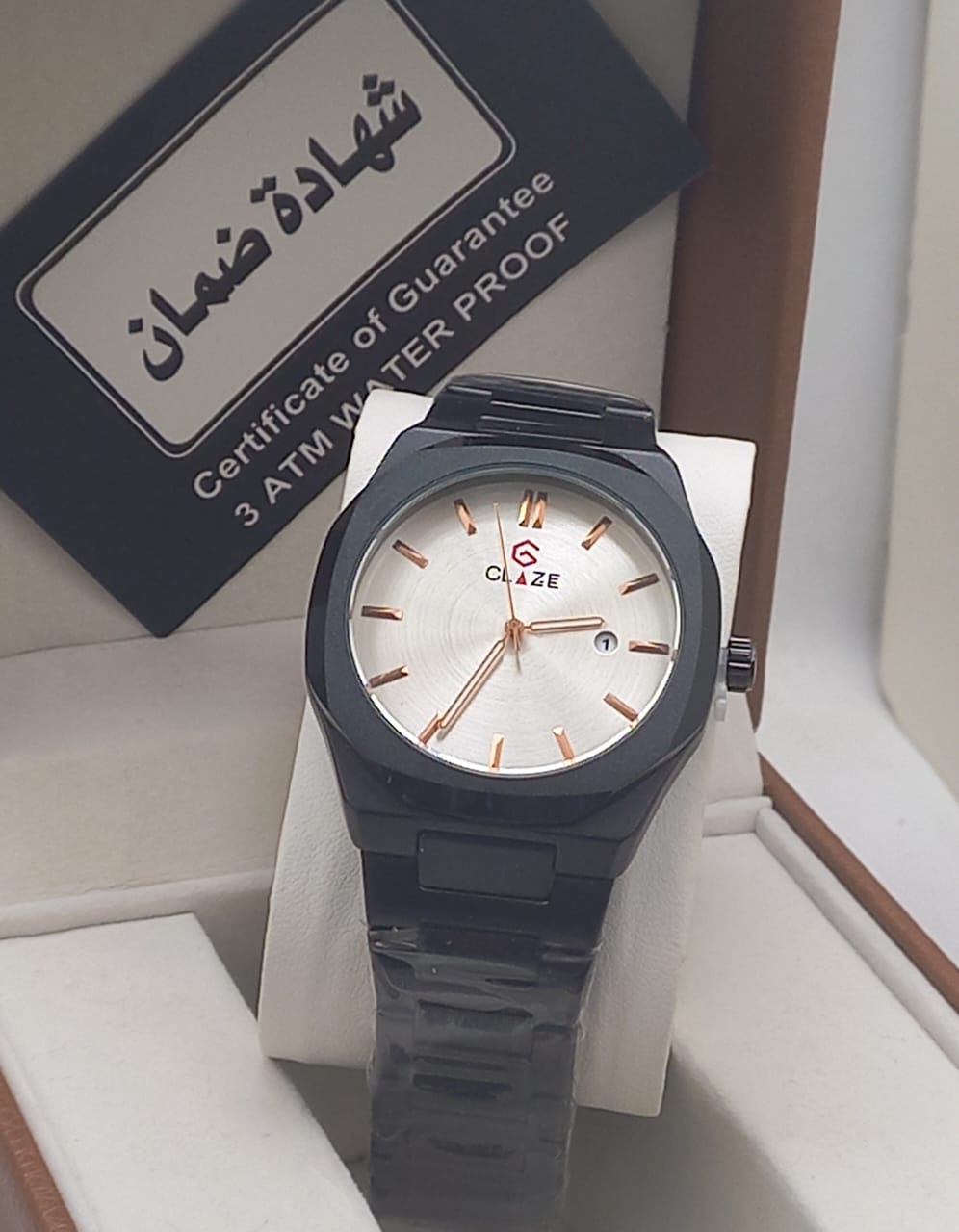 رجالي R50120ساعة معدن مقاومة للماء