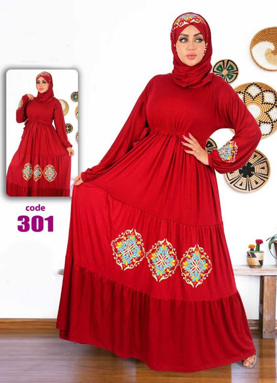 فستان محجبات زبده كود 301 نبيتى