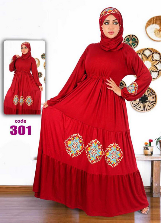 فستان محجبات زبده كود 301 نبيتى