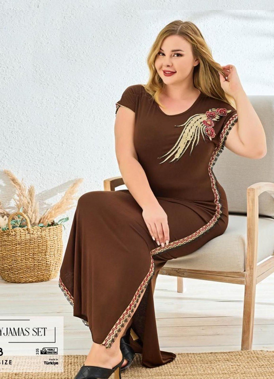 M S Y عبايه منزلي فري سايز  تركي صيفي 3013 من