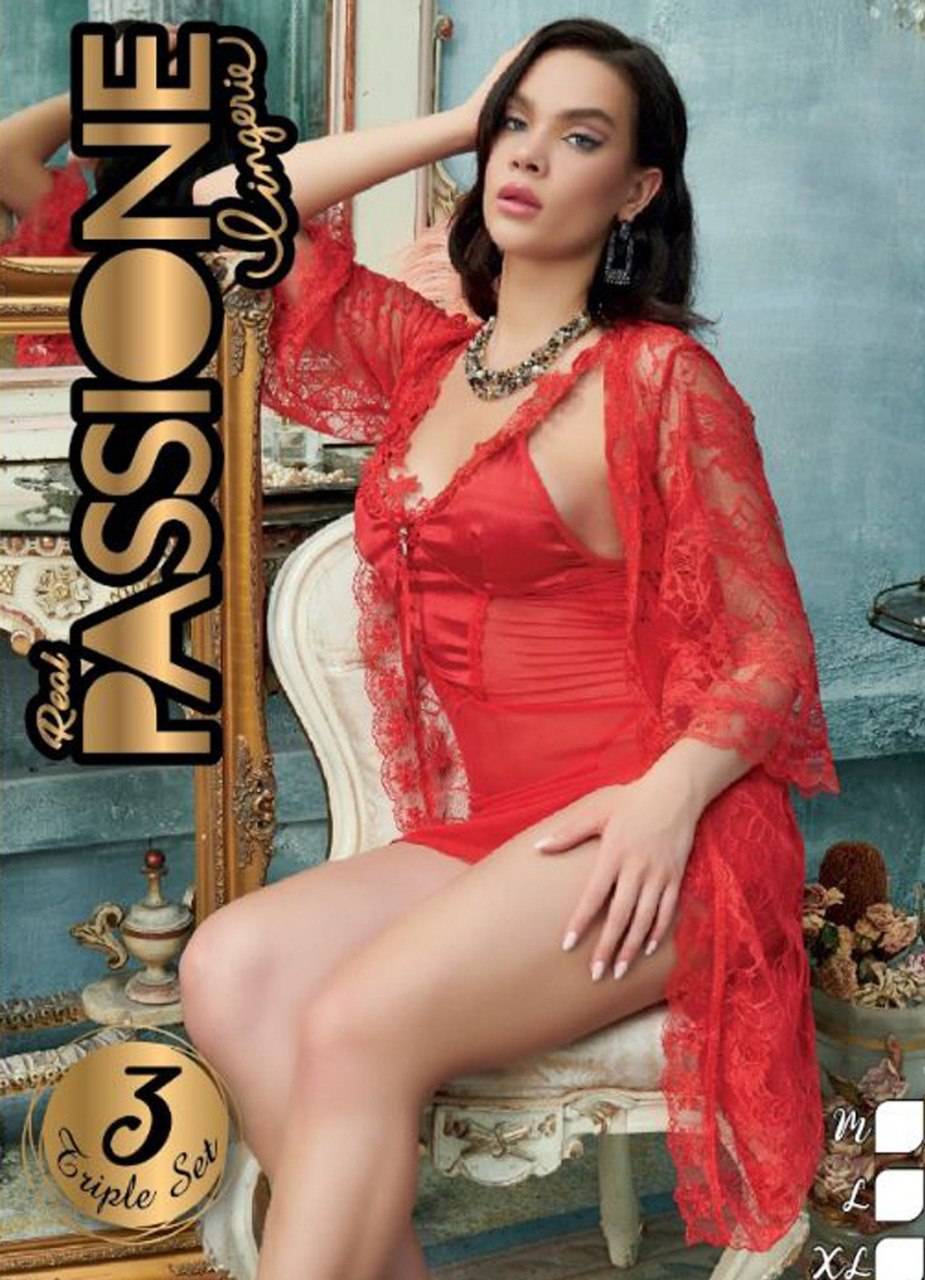 لانجيري 2 قطعة ستان 8032